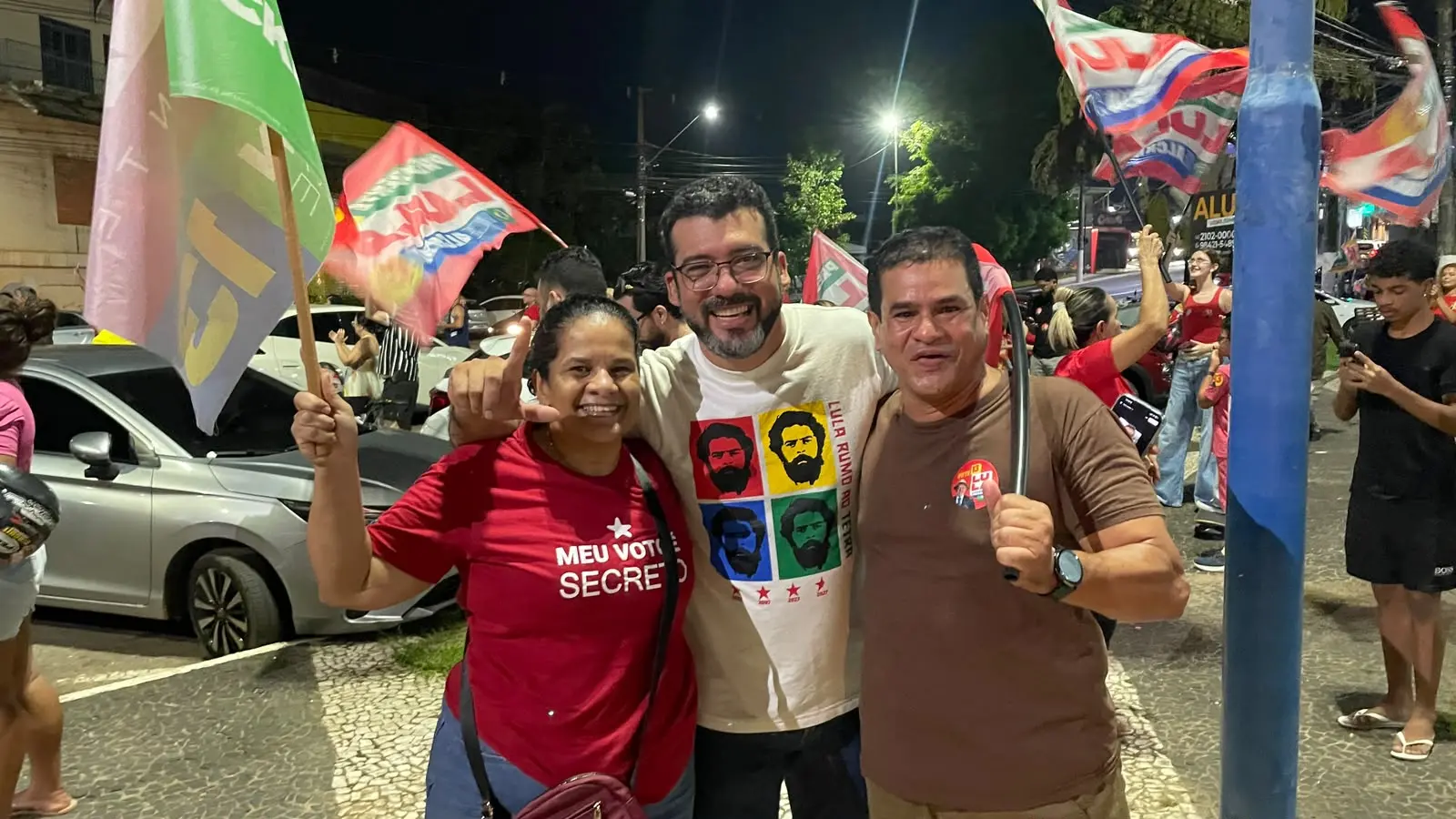 Kamai comemora reeleição de Lula em ato em Rio Branco